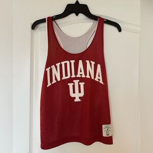 Vintage Indiana University Red Jersey Pinnie
